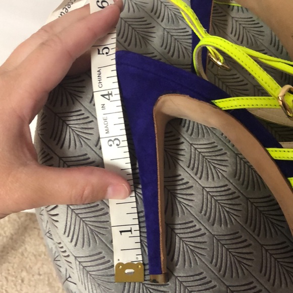 Brian Atwood neon platforms heels - Picture 5 of 6